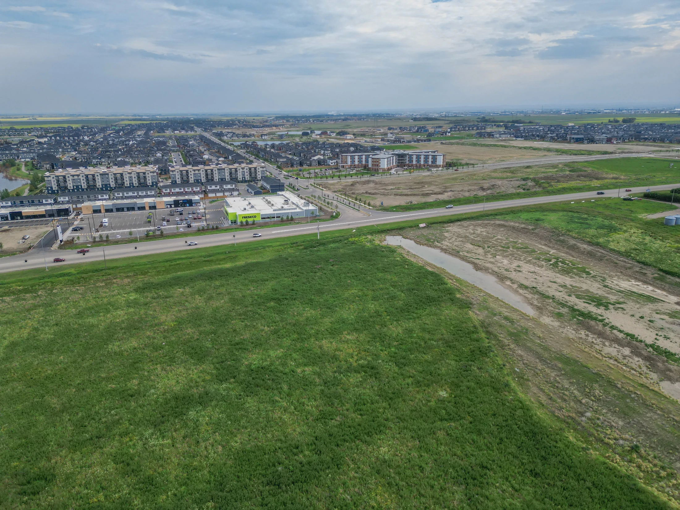 Bridgeport community under development in Chestermere, Alberta