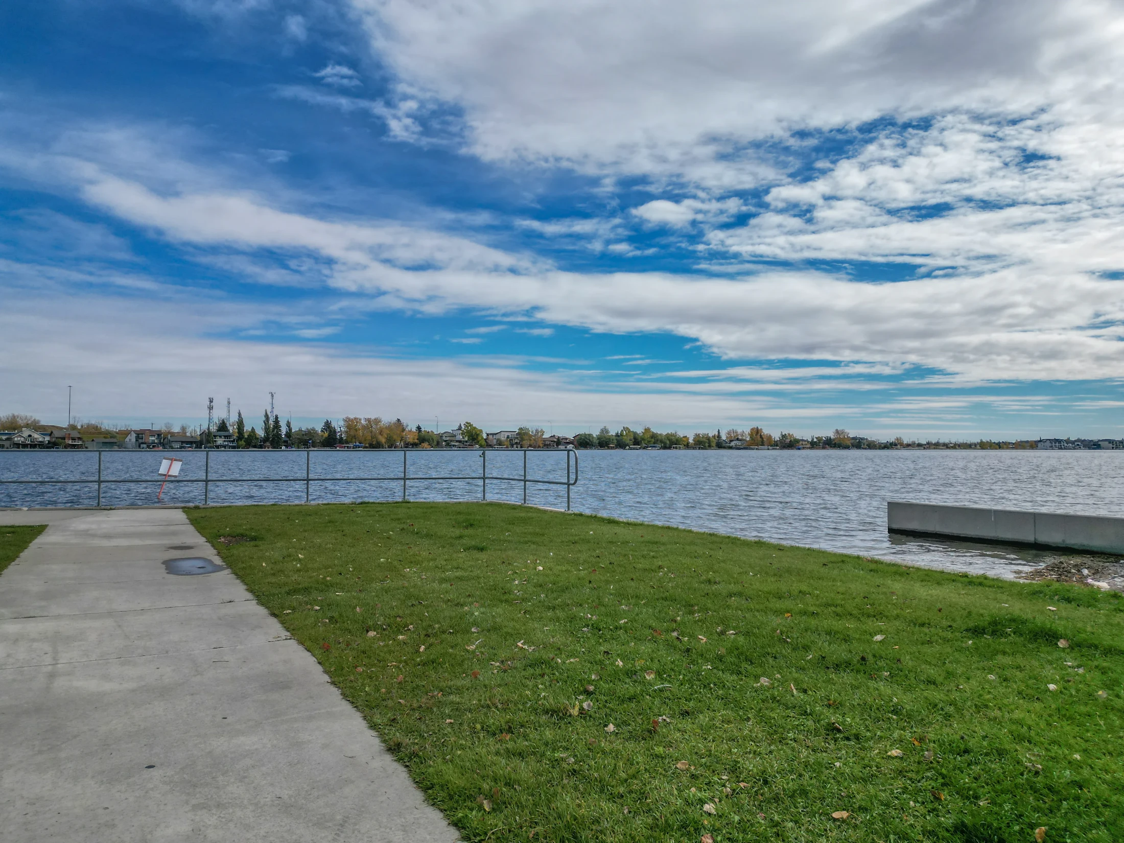 Chestermere Lake beach near Westmere, Chestermere, Alberta
