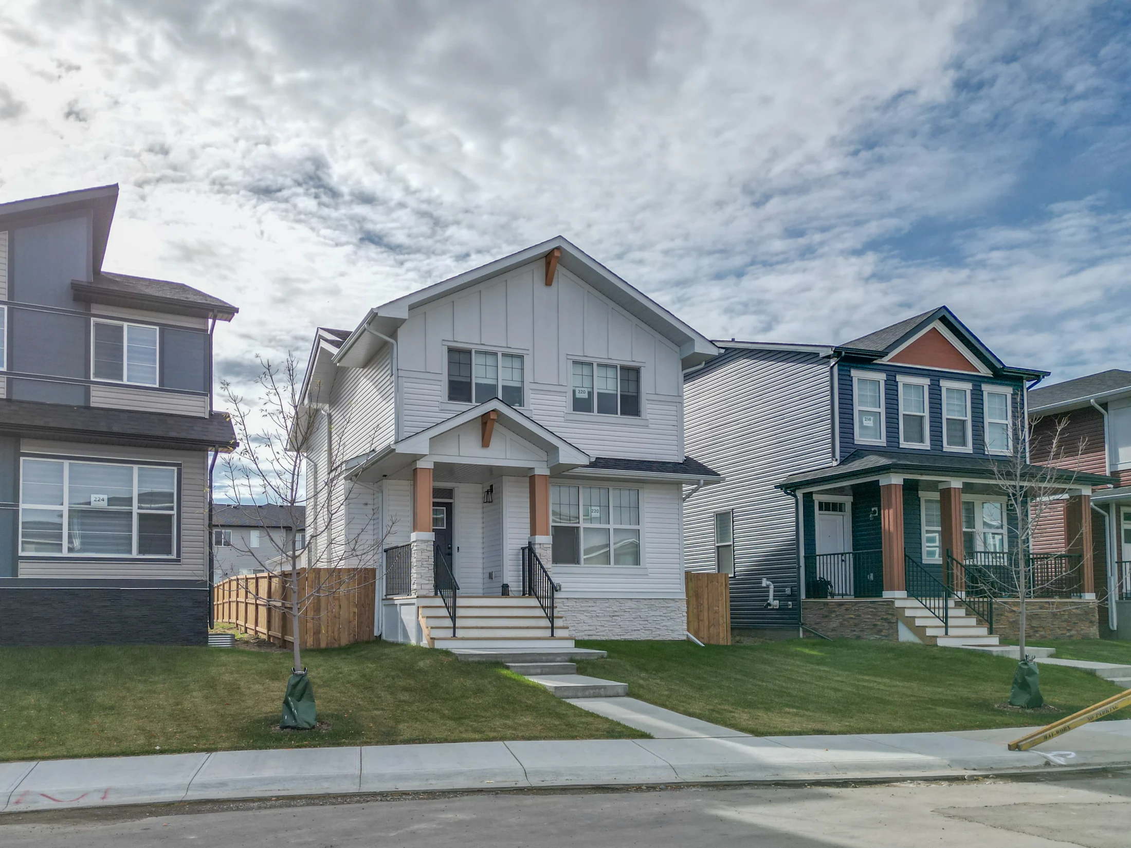 Laned home with rear garage in Chestermere, Alberta