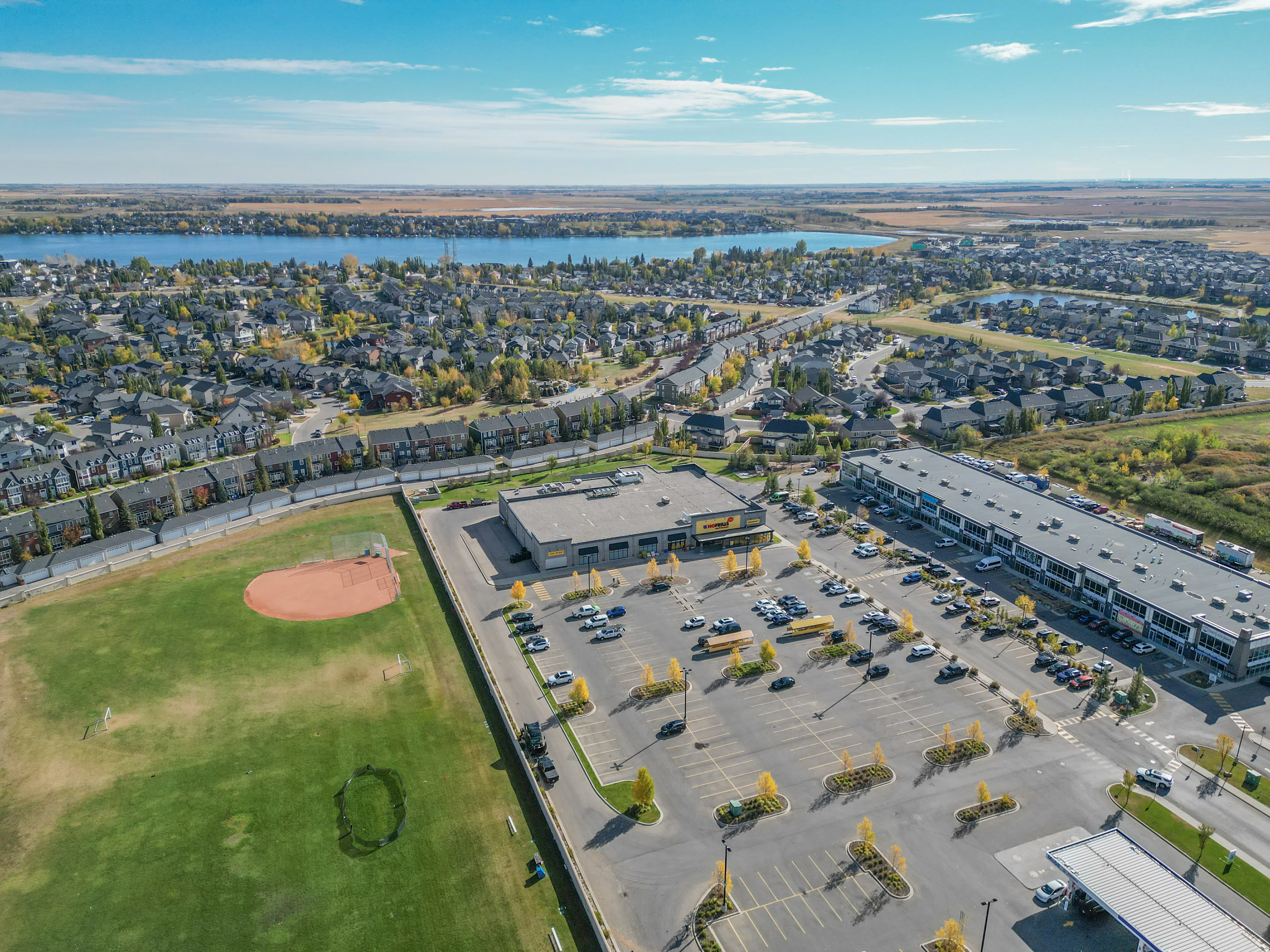 Dawson's Landing community on the east edge of Calgary, Chestermere, Alberta