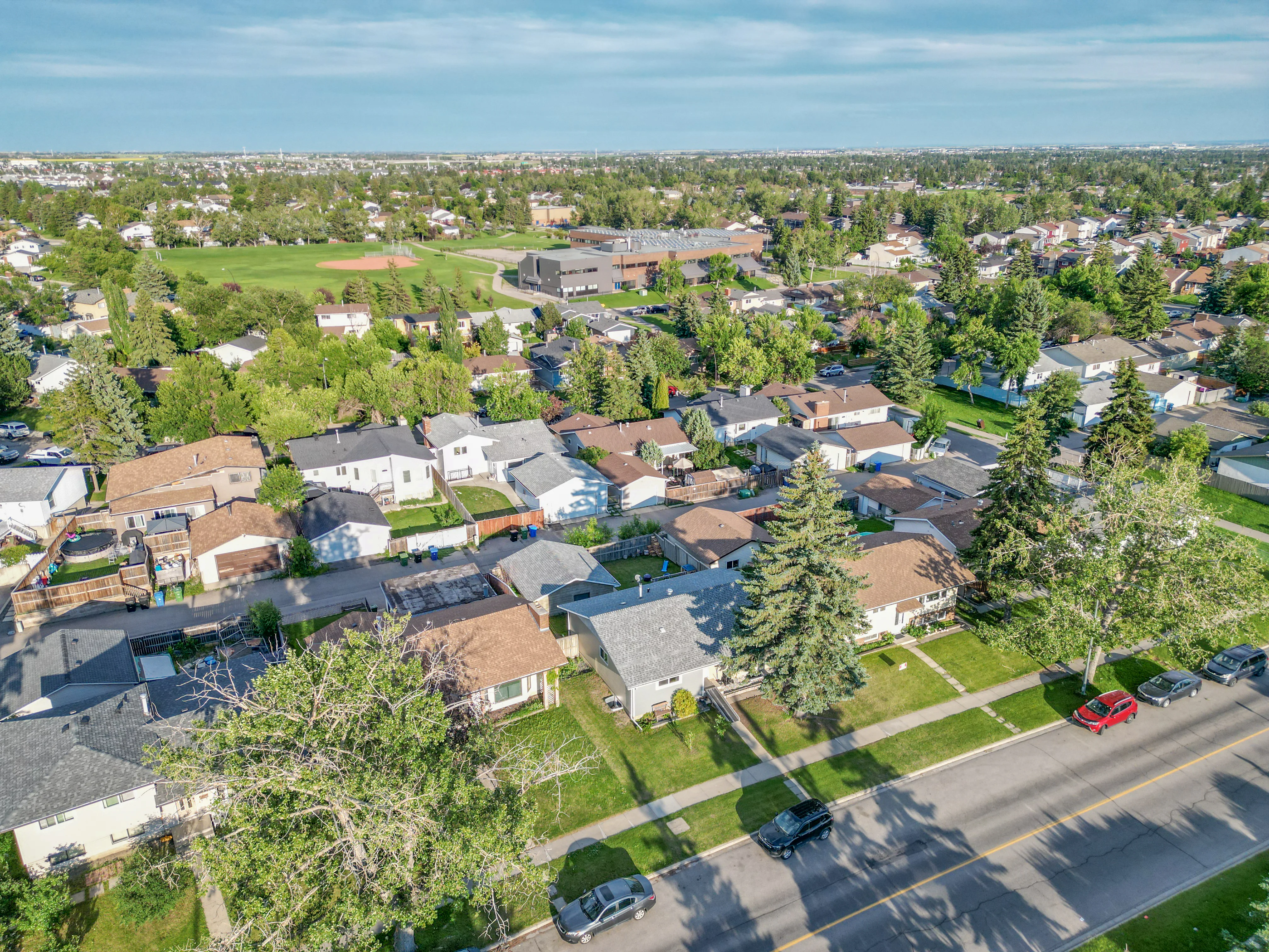 Detached front drive garage homes in NW Calgary