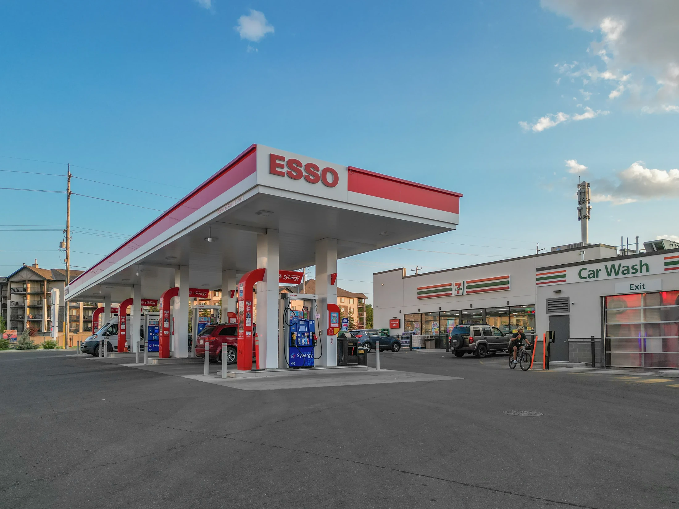Calgary Esso Gas Station